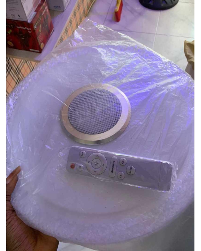 Luxury light with Bluetooth speaker