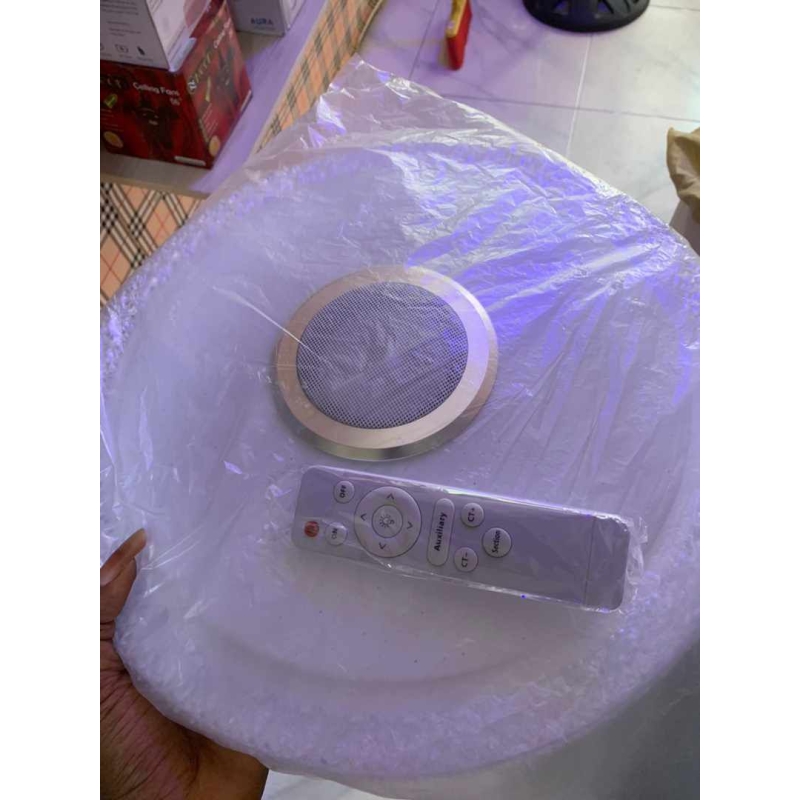 Luxury light with Bluetooth speaker